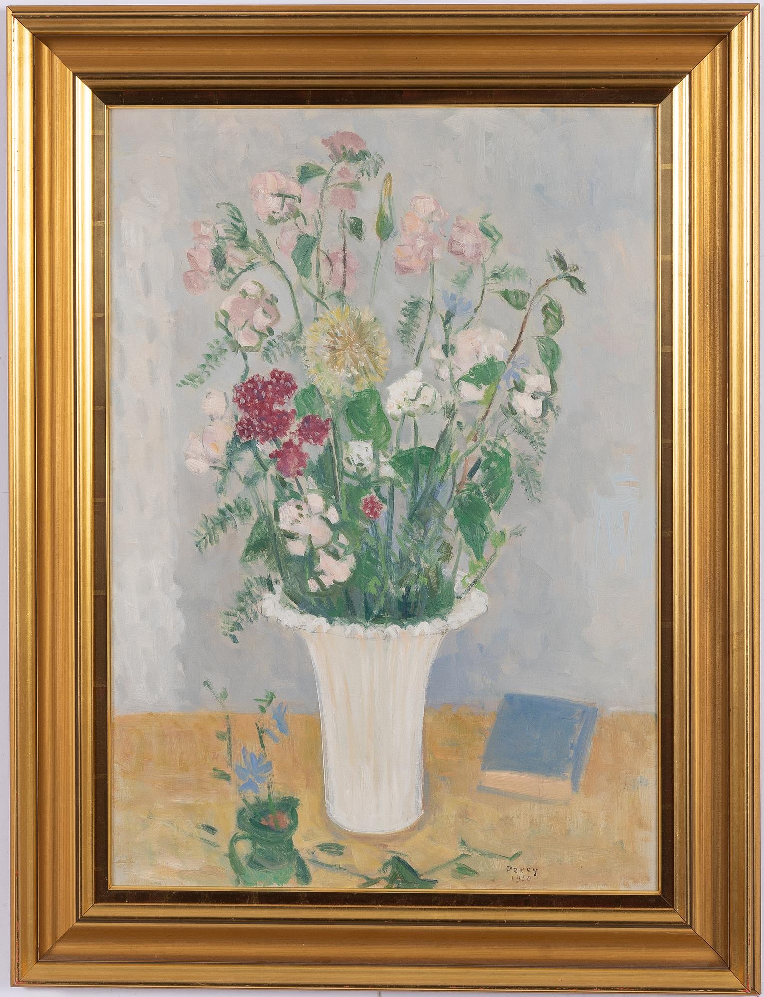 Arthur Percy, Still life with flowers.