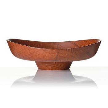 Finn Juhl, a teak bowl, Kay Bojesen, Denmark.