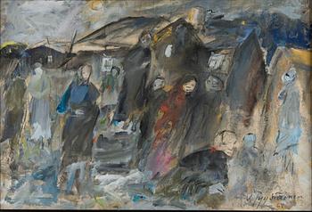 Valdemar Pyysiäinen, Figures in a Landscape.