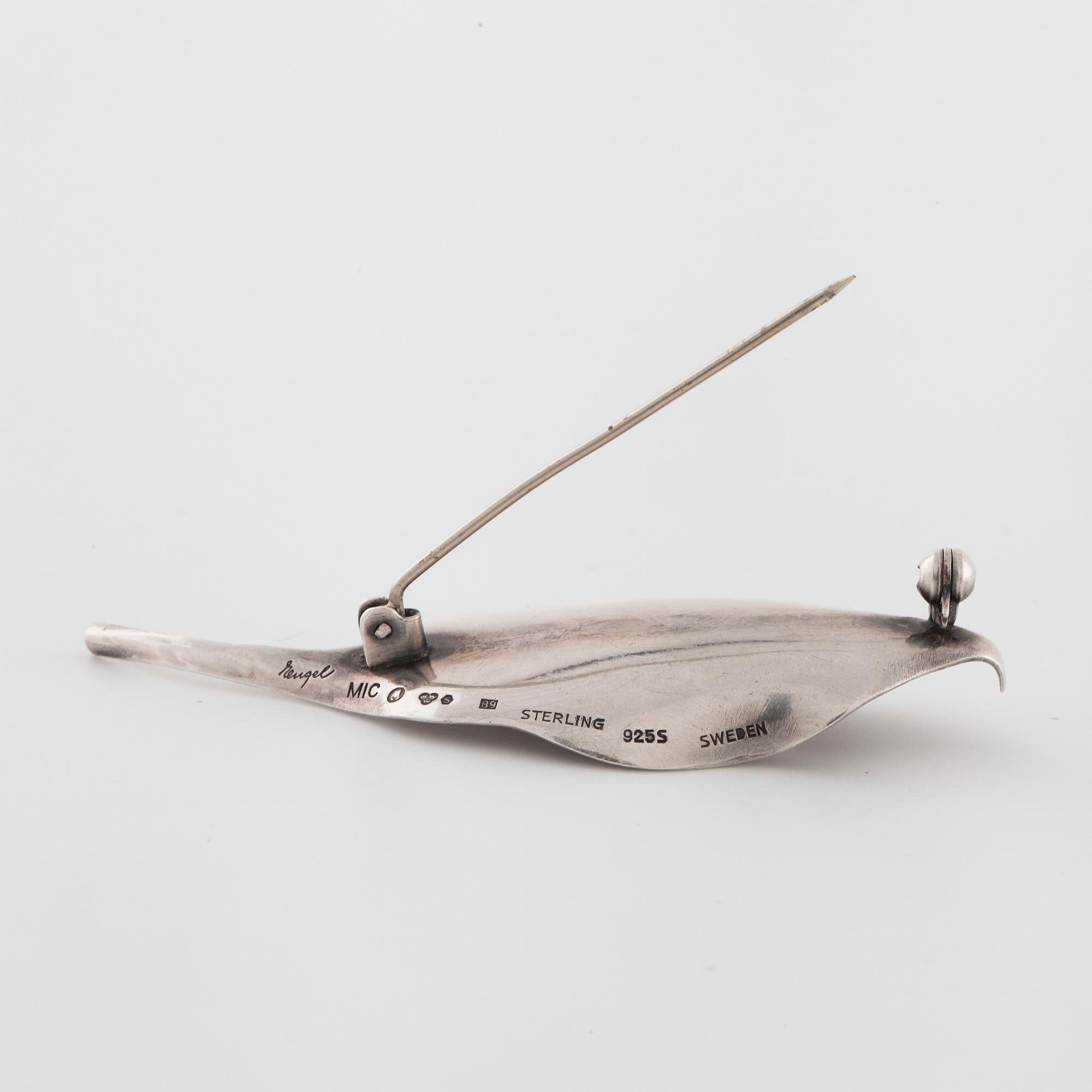 GERTRUD ENGEL, A Michelsen, Stockholm, 1952, a brooch.