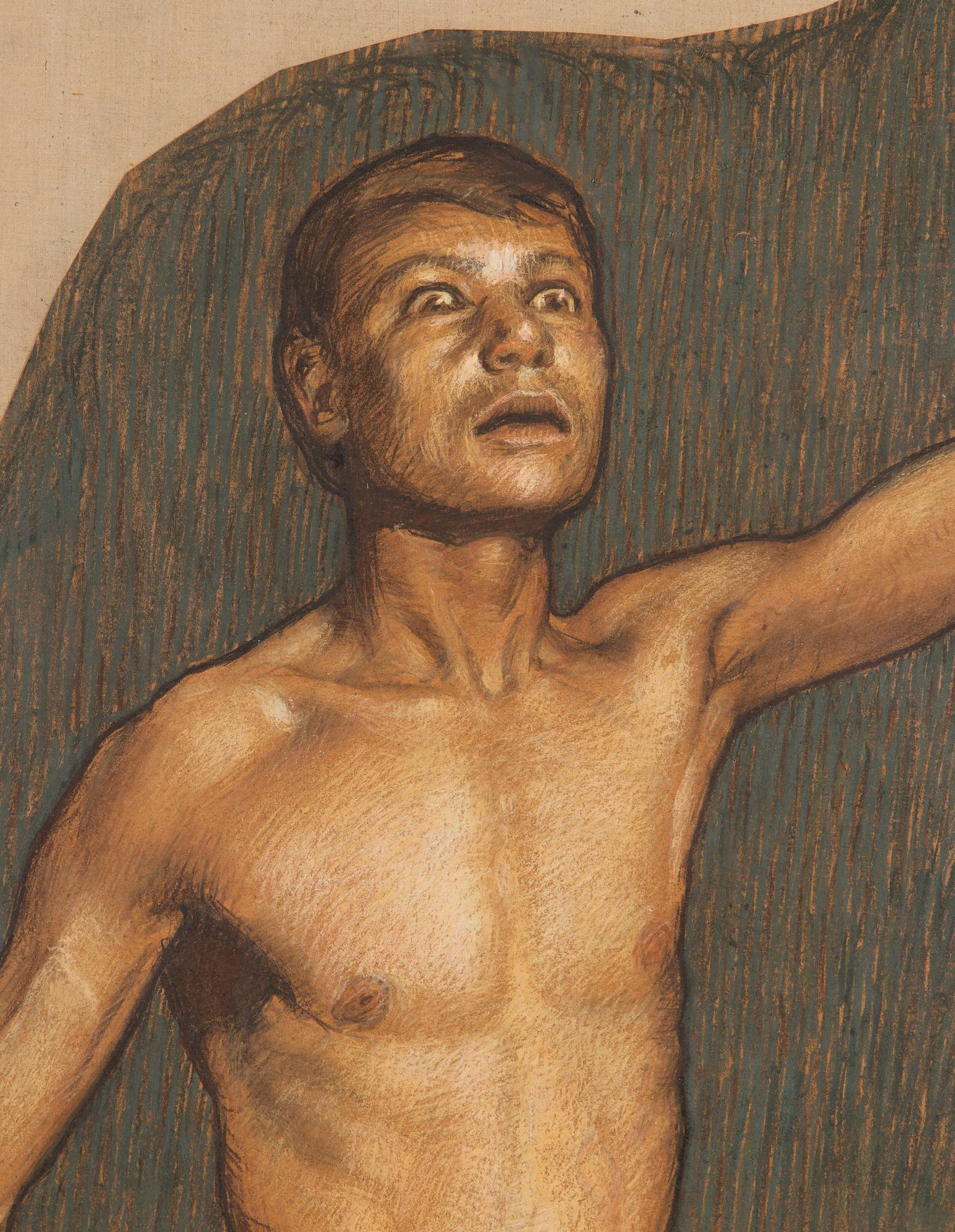 Akseli Gallen-Kallela, "Kullervo Cursing.".
