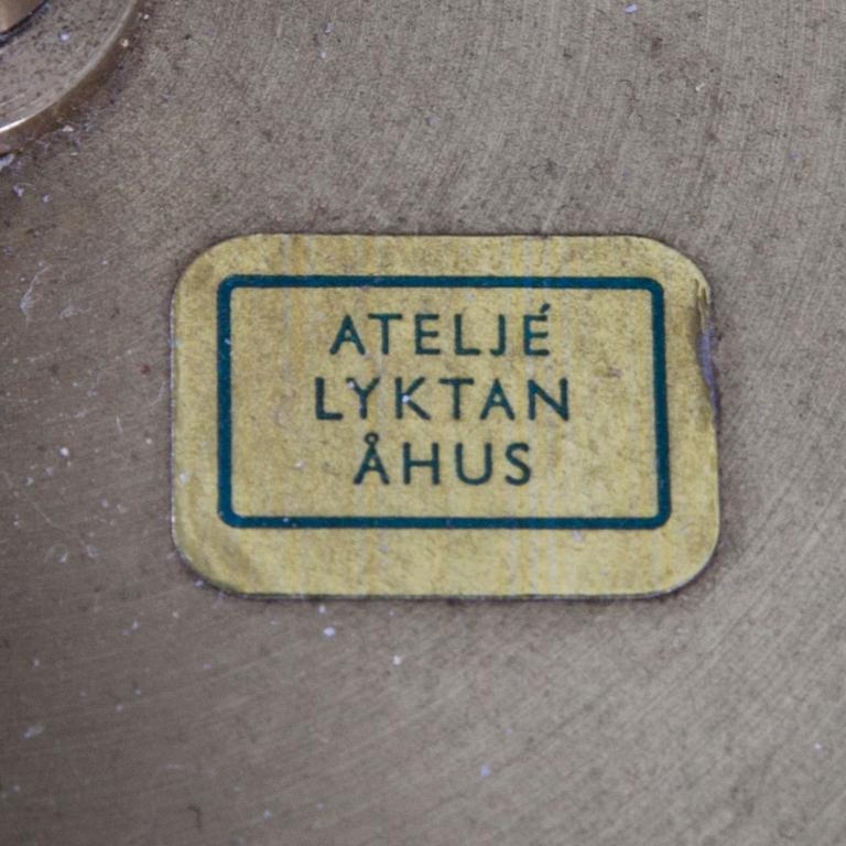 TAKLAMPA, "Bumling", Anders Pehrson, Ateljé Lyktan, Åhus 1900-talets andra hälft.