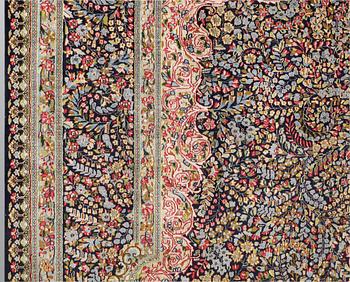 Carpet, Kirman Laver, 'Millefleur', approx. 383 x 300 cm.