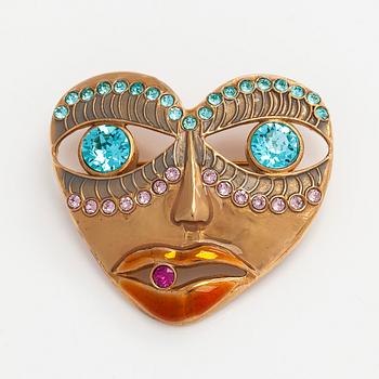 Schiaparelli, brosch, "Coeur visage", 2017.