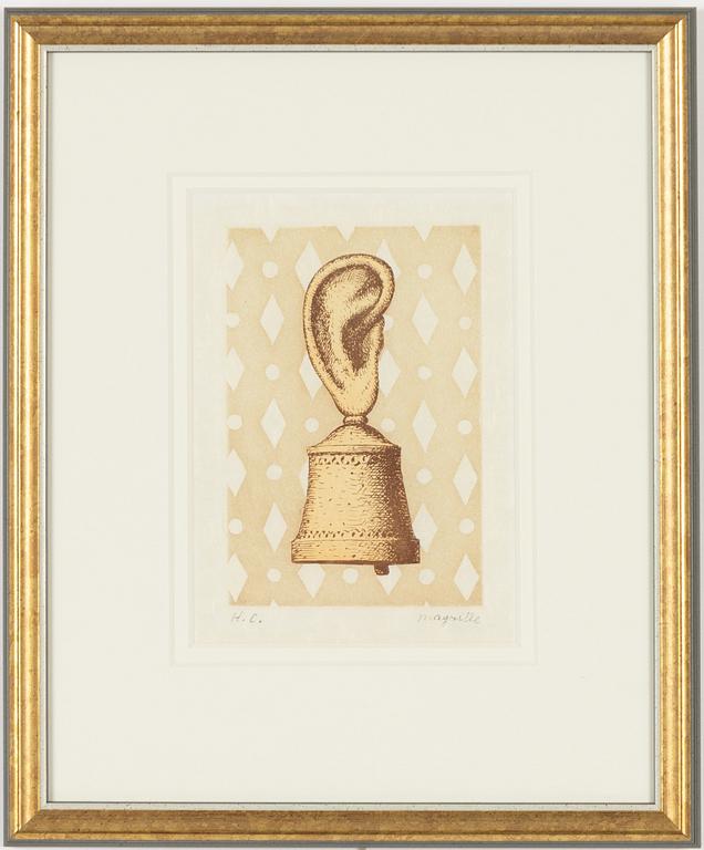 René Magritte, after, "La Leçon de Musique".