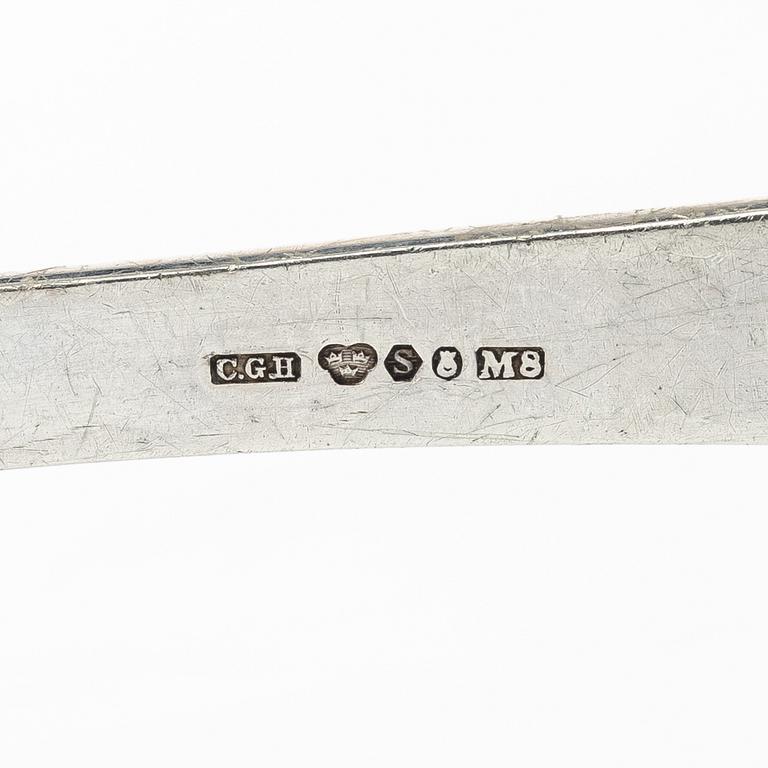 Cutlery, 26 pcs, silver, 20th century.