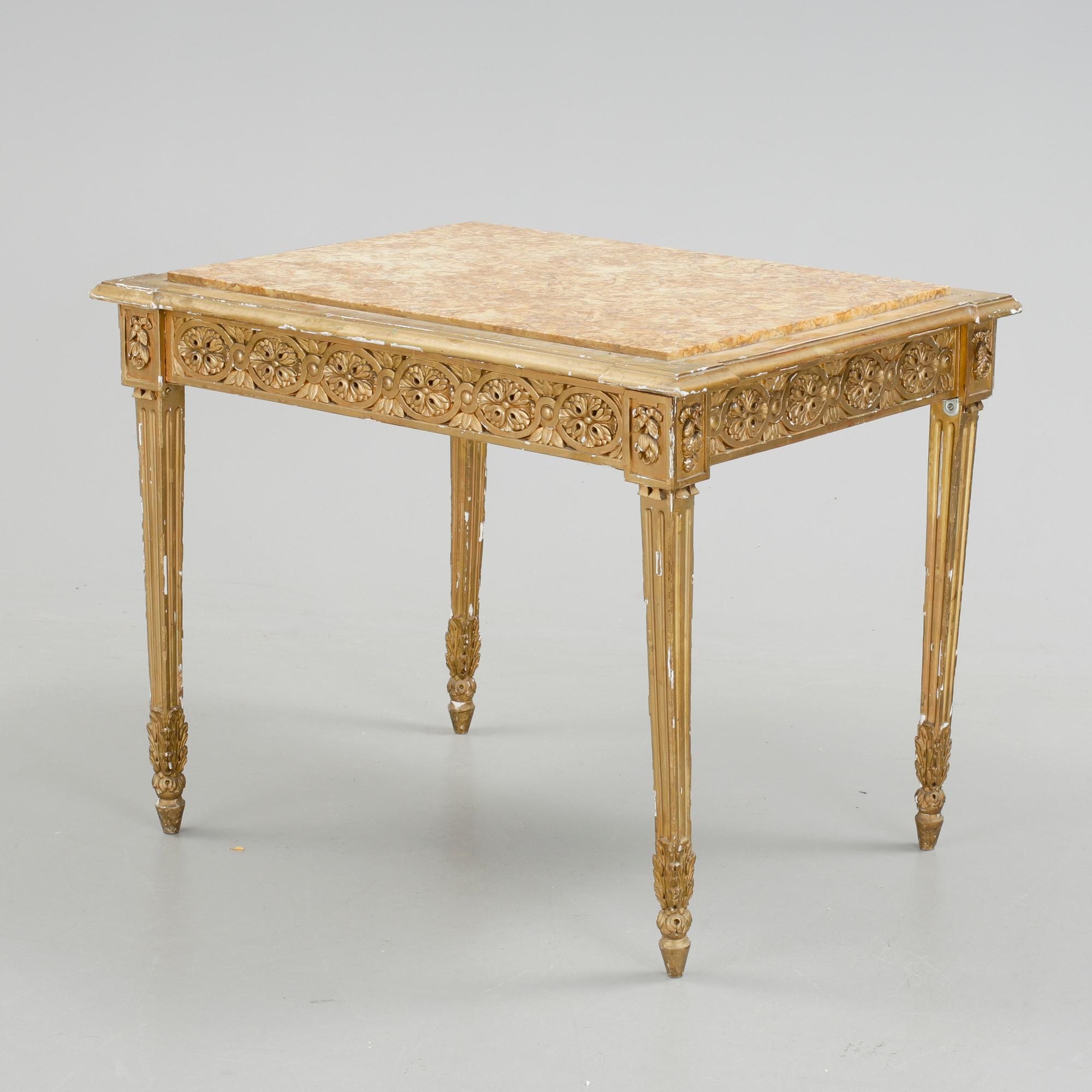 SALONGSBORD, Louis XVI-stil, omkring 1800-talets sista kvartal.