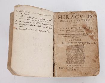 BOK, "De miraculis occultis naturae libri IIII", Levinus Lemnius, Frankfurt, 1640.