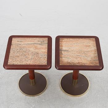 Sidobord, ett par, 1970-tal.