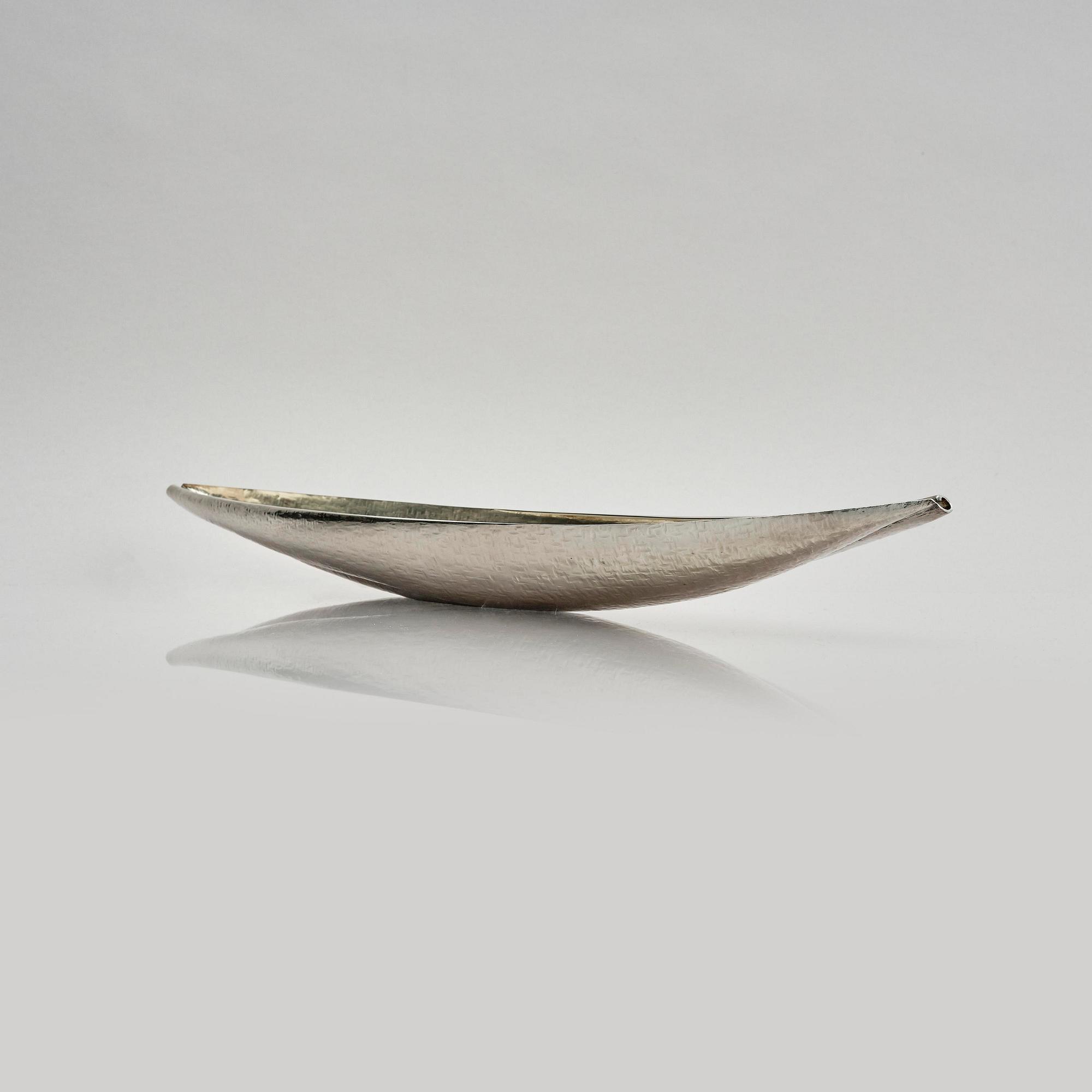 Tapio Wirkkala, a silver bowl, model TW9, marked TW, Kultakeskus, Hämeenlinna 1978.