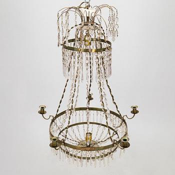 An early 19th century late Gustavian chandelier.