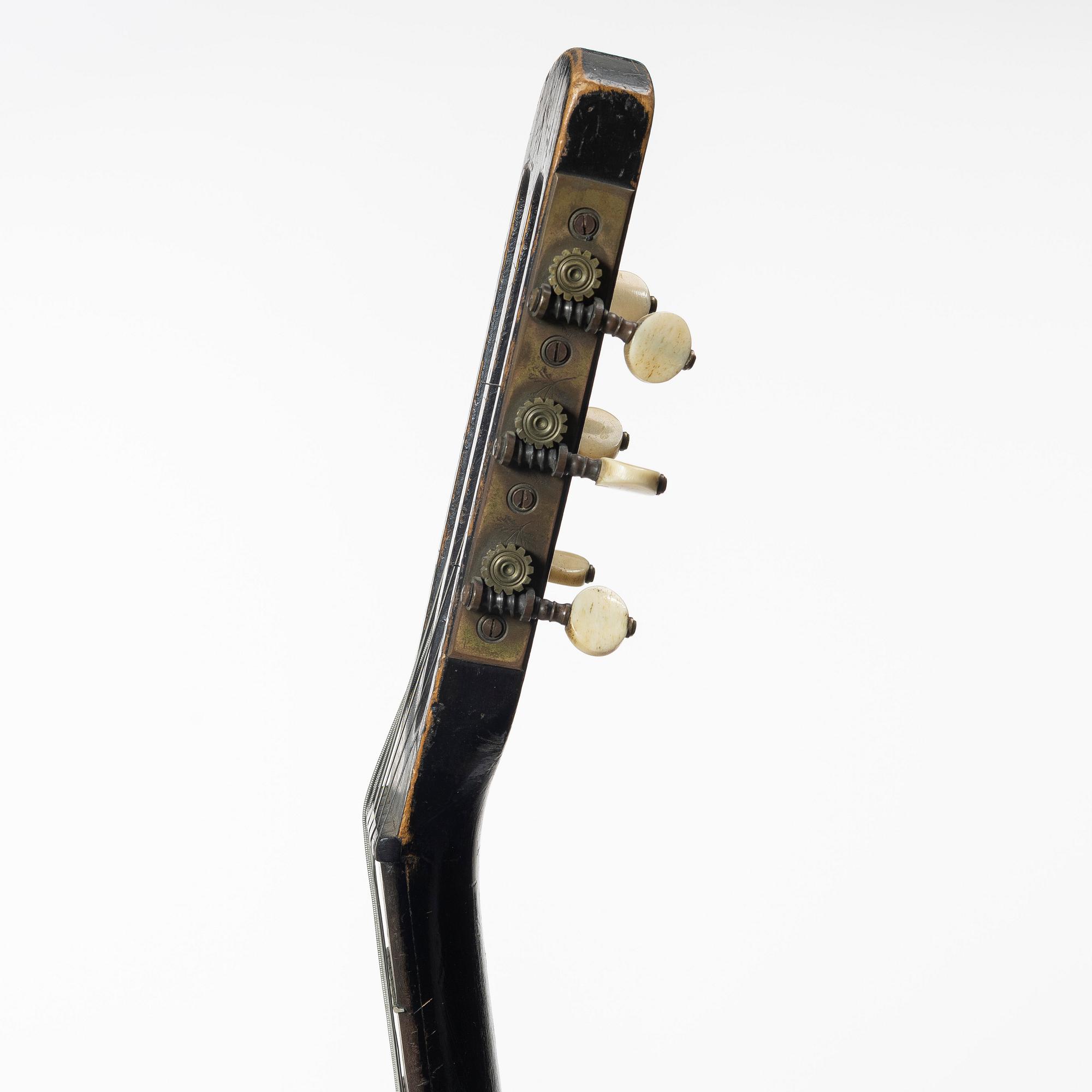 Acoustic guitar, "Wappengitarre", 19th century, Germany.