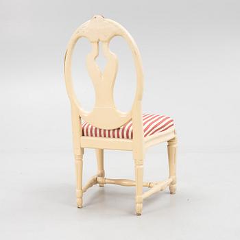 A late 18th century Gustavian chair.