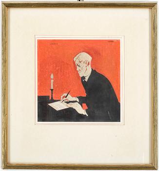 Einar Nerman · EINAR NERMAN, teckning, signerad.