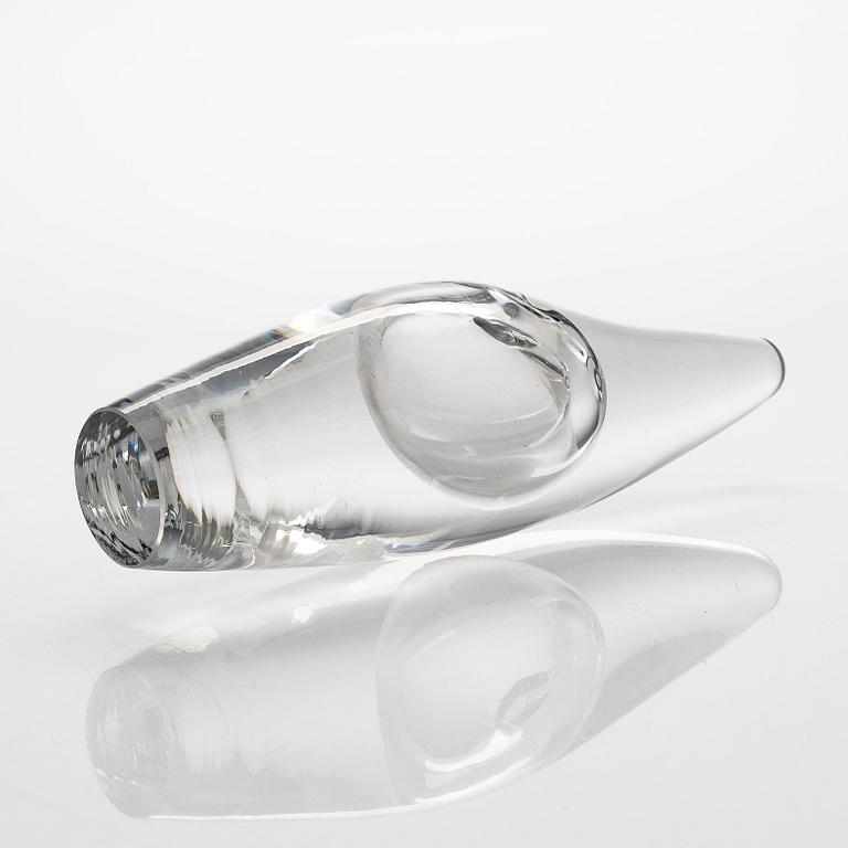 Timo Sarpaneva, an 'Orchid' glass sculpture, signed Timo Sarpaneva Iittala 3568.