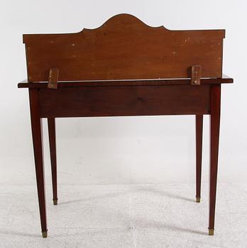 SKRIVBORD med SCHATULL, sengustaviansk stil, 1800-tal.