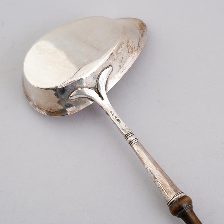 SOPPSLEV, silver, Ernst Gustaf Markström, Uppsala 1858.