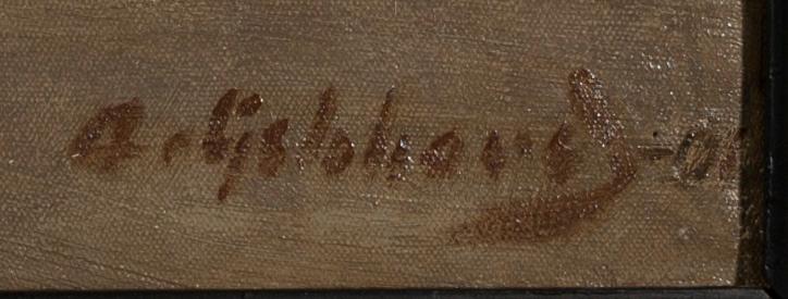 Albert Gebhard, VID SKYMNINGEN.