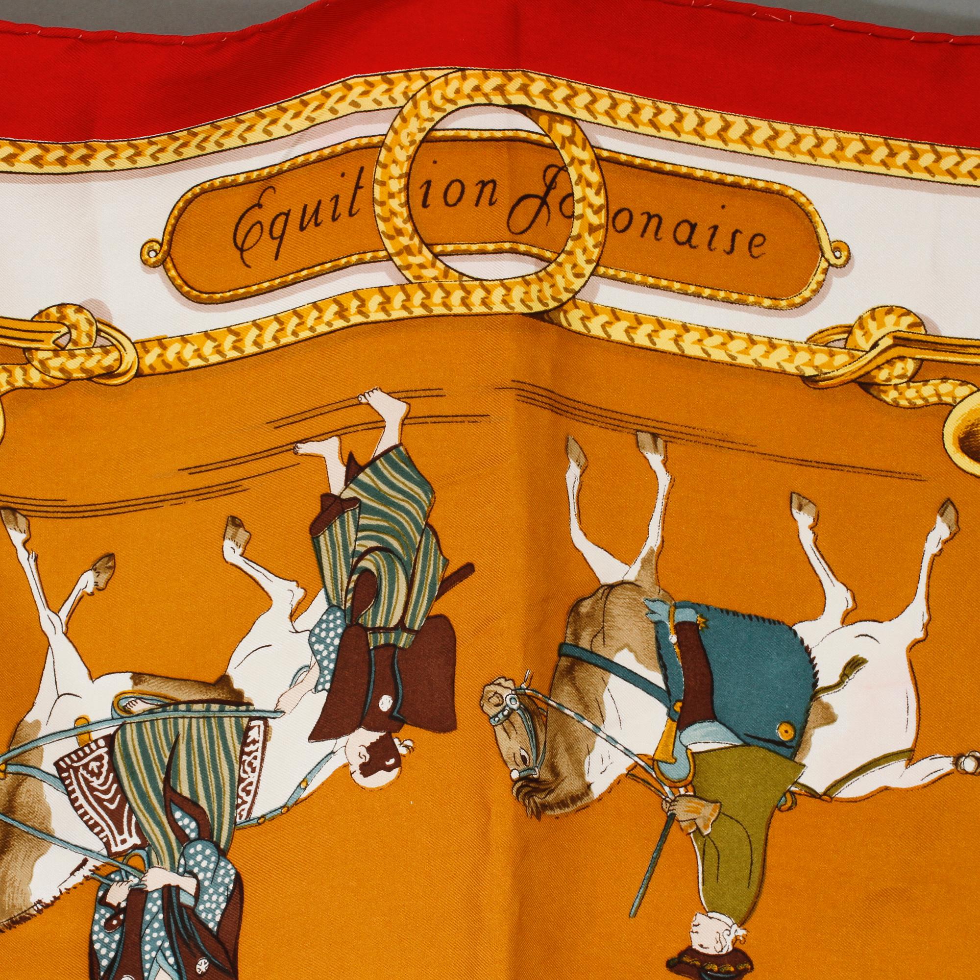 SCARF, "Equitation Japonaise", Hermès.