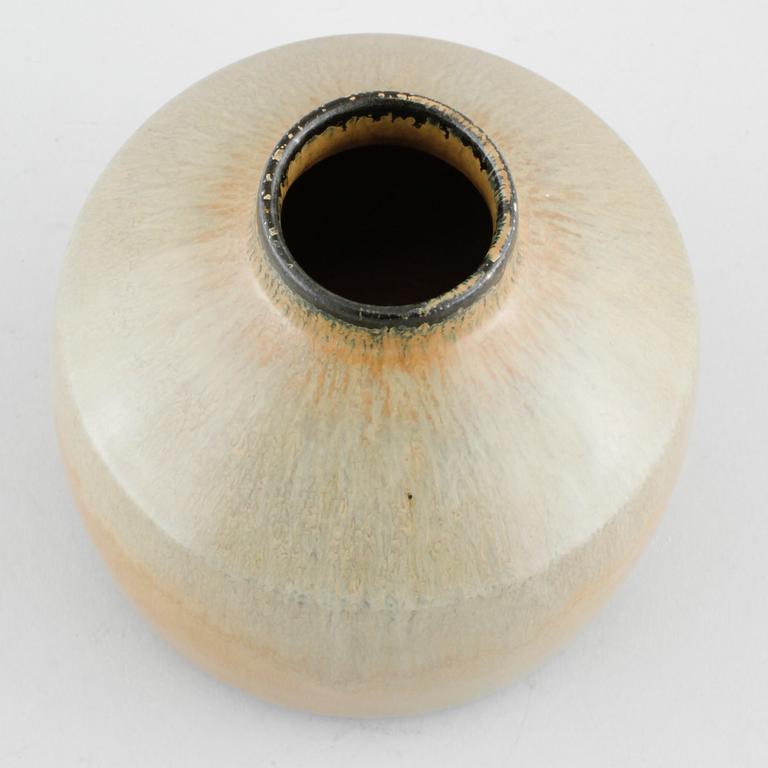 Unique stoneware vase by CARL-HARRY STÅLHANE, Rörstrand, signed and dated -66.