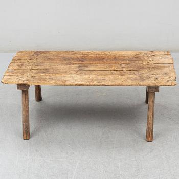 A 19th century folk art table.