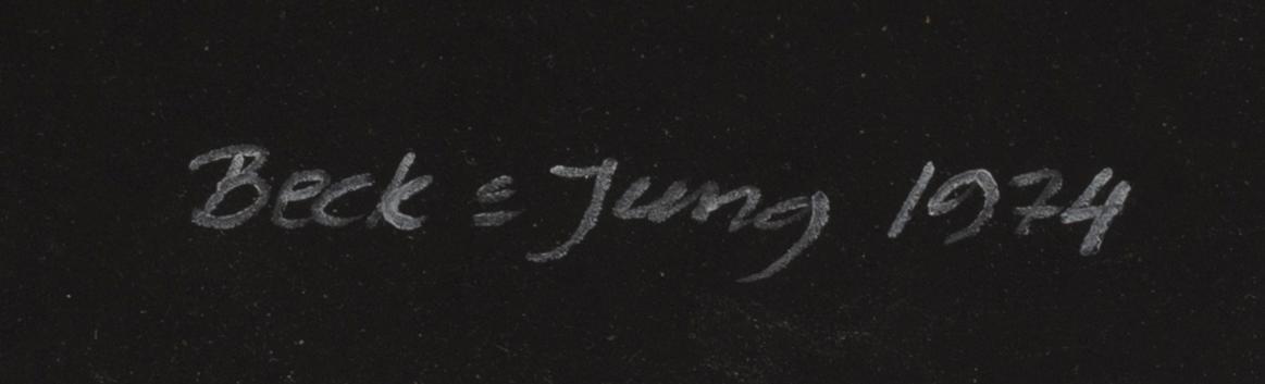BECK & JUNG, Färgserigrafi, signerad och numrerad 11/50, daterad 1974.