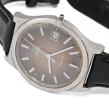 HERRARMBANDSUR, stål, Omega Geneve, 1900-talets senare del.