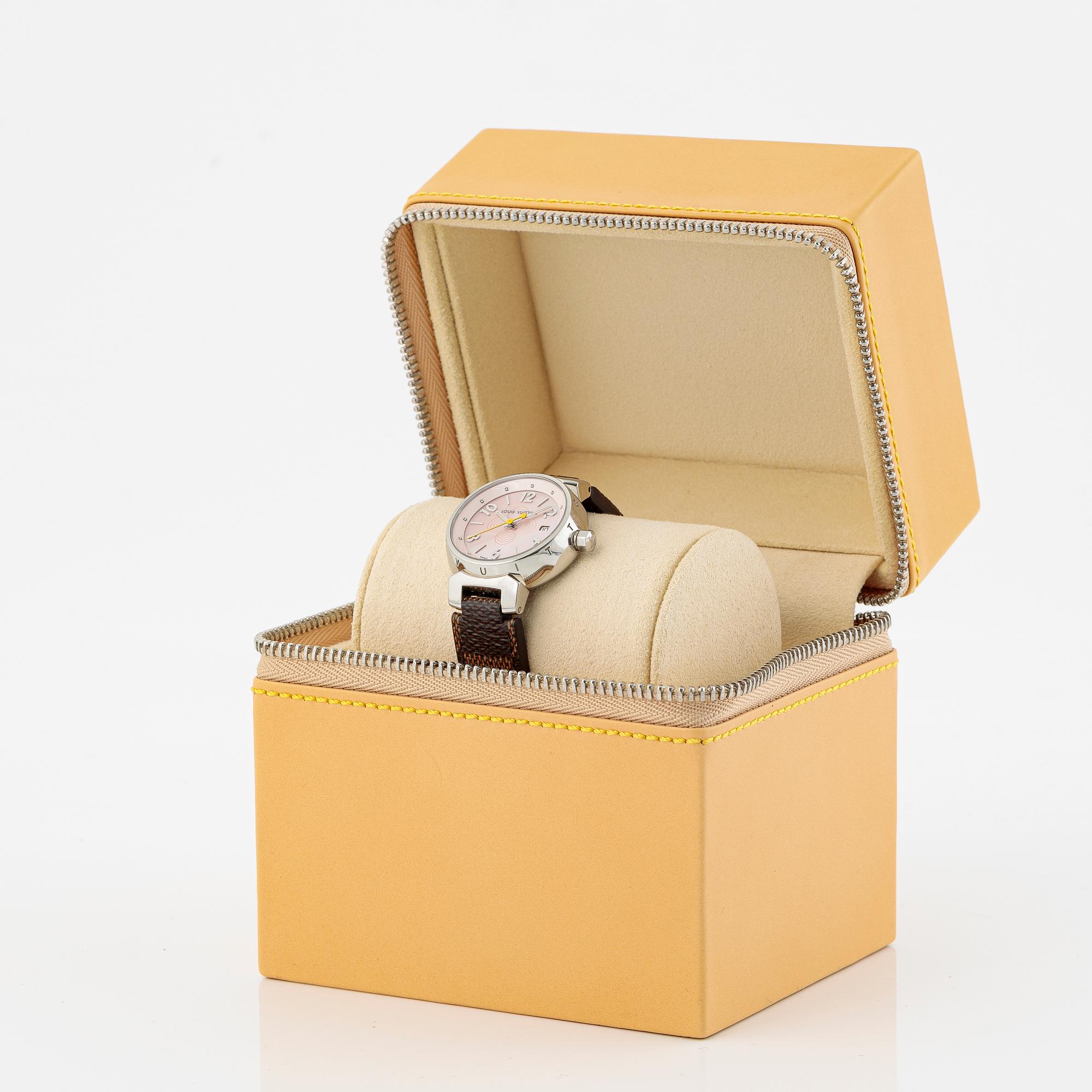 Louis Vuitton, Tambour Quartz, wristwatch, 28 mm.