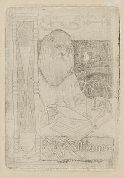 Akseli Gallen-Kallela, Ex Libris, J.J.Tikkanen.