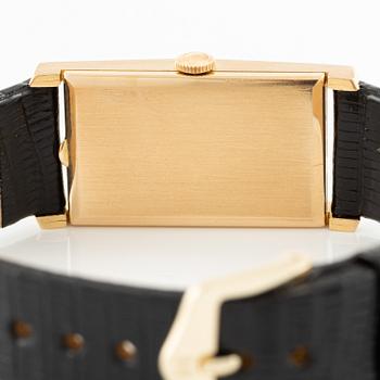 Longines, "Tank", wristwatch, 19 x 29.5 (36.5) mm.