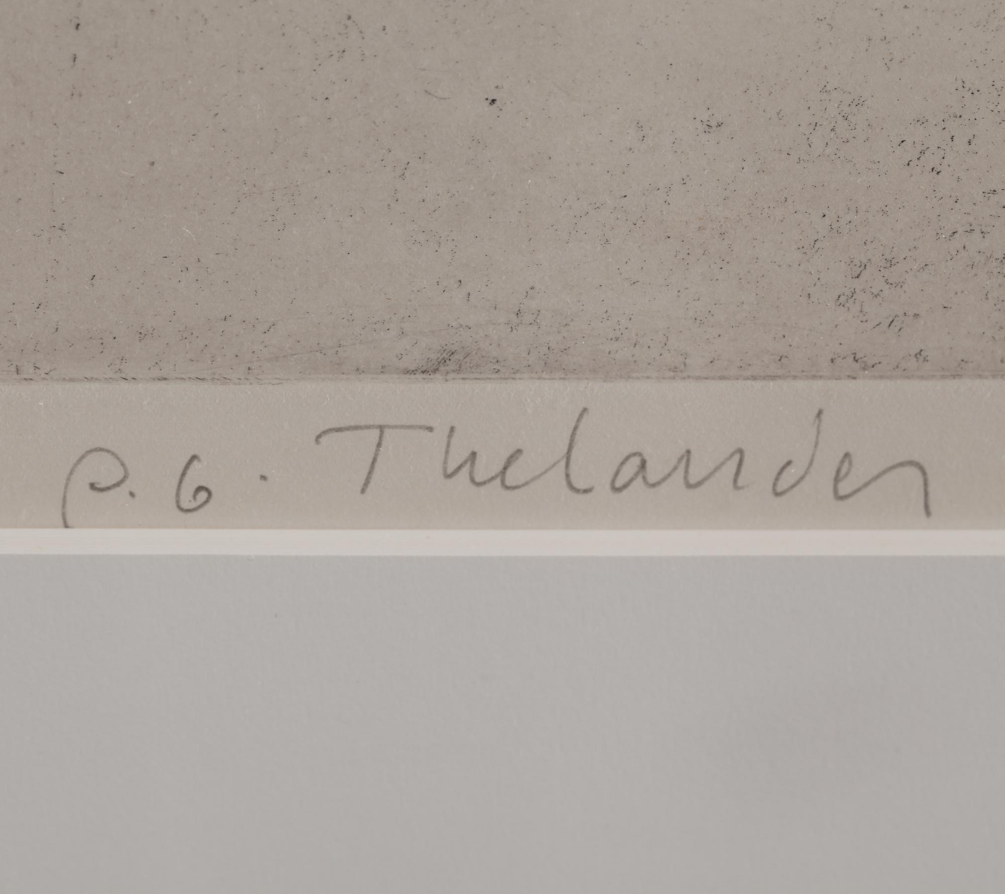 PÄR GUNNAR THELANDER, färgetsning, signerad och numrerad 13/50.