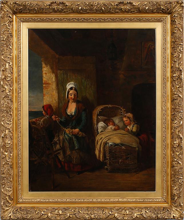 EDWARD TURNER, tillskriven, olja på duk, signerad.