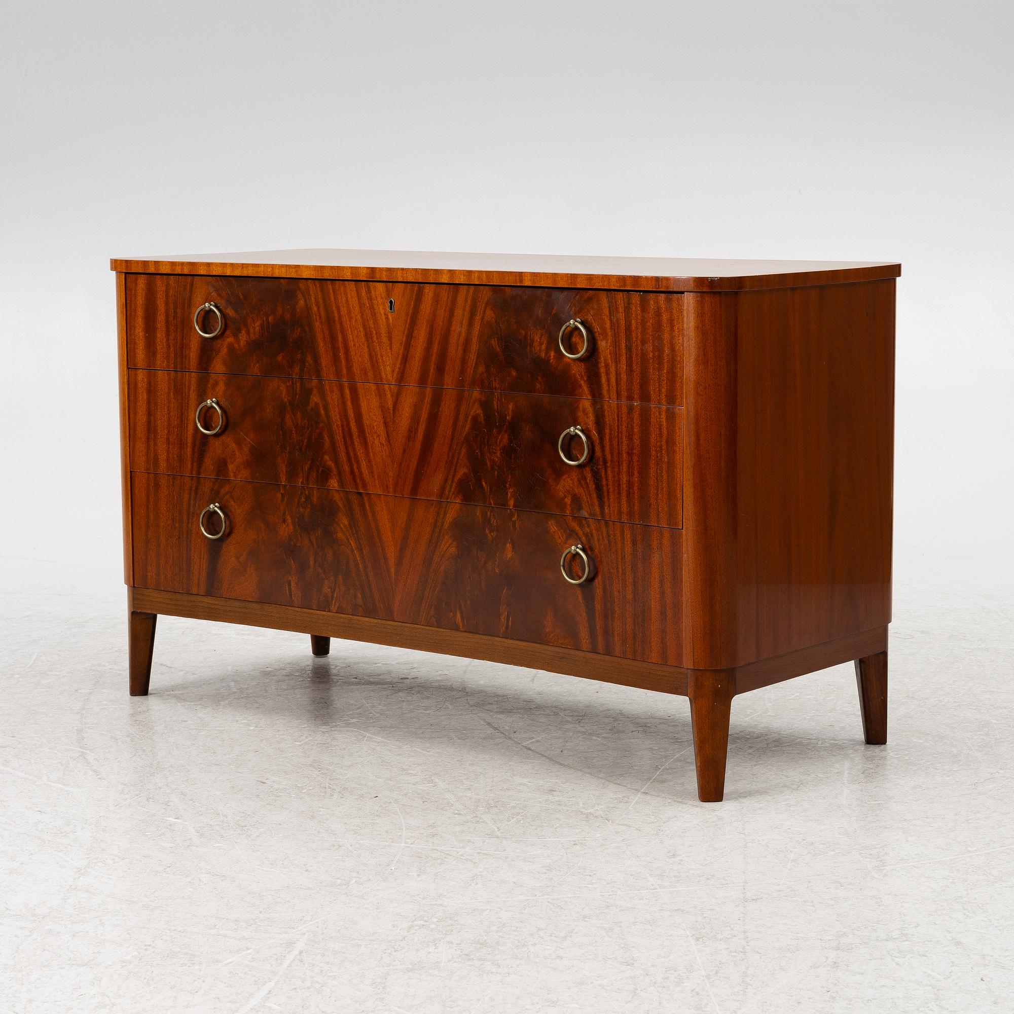 Swedish Modern, byrå, AB Seffle Möbelfabrik, Säffle, 1940-tal.