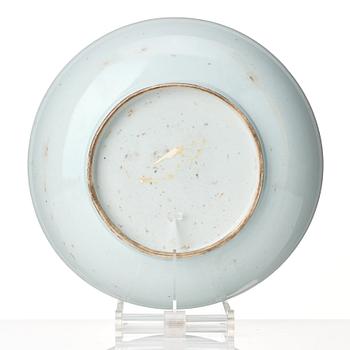 A famille rose dish, Qing dynasty, Qianlong (1736-95).