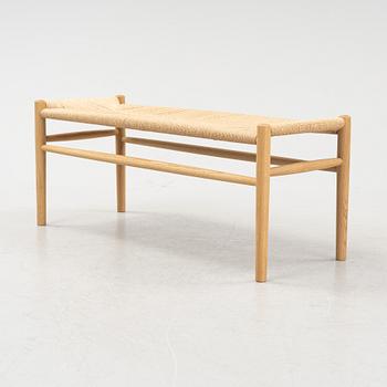 An oak bench by Jorgen Baekmark, FDB.