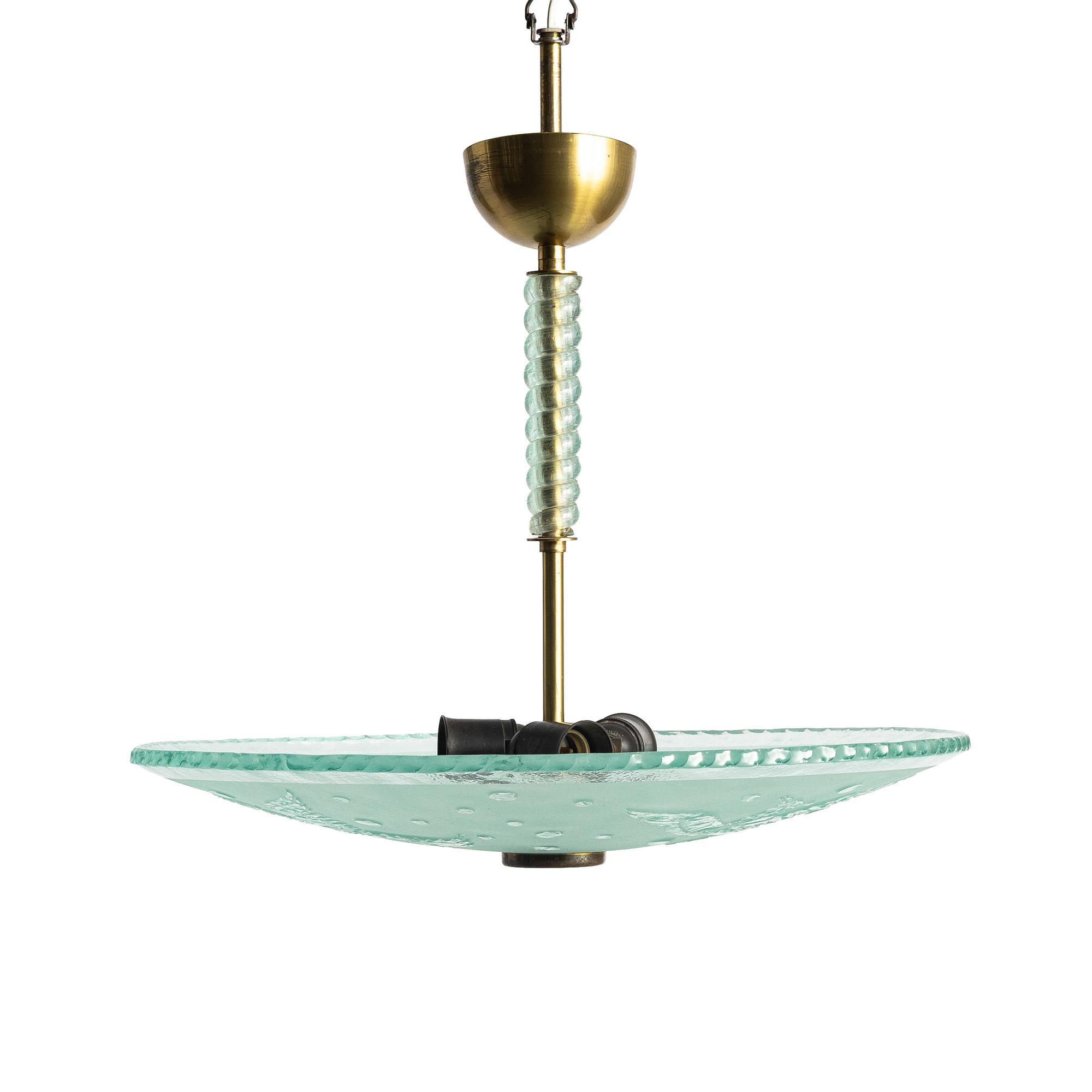 Ceiling lamp, Swedish Modern, 1940s.