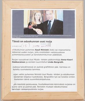TALMANSKLUBBA, miniatyr, design Linda Bergroth, 2007.