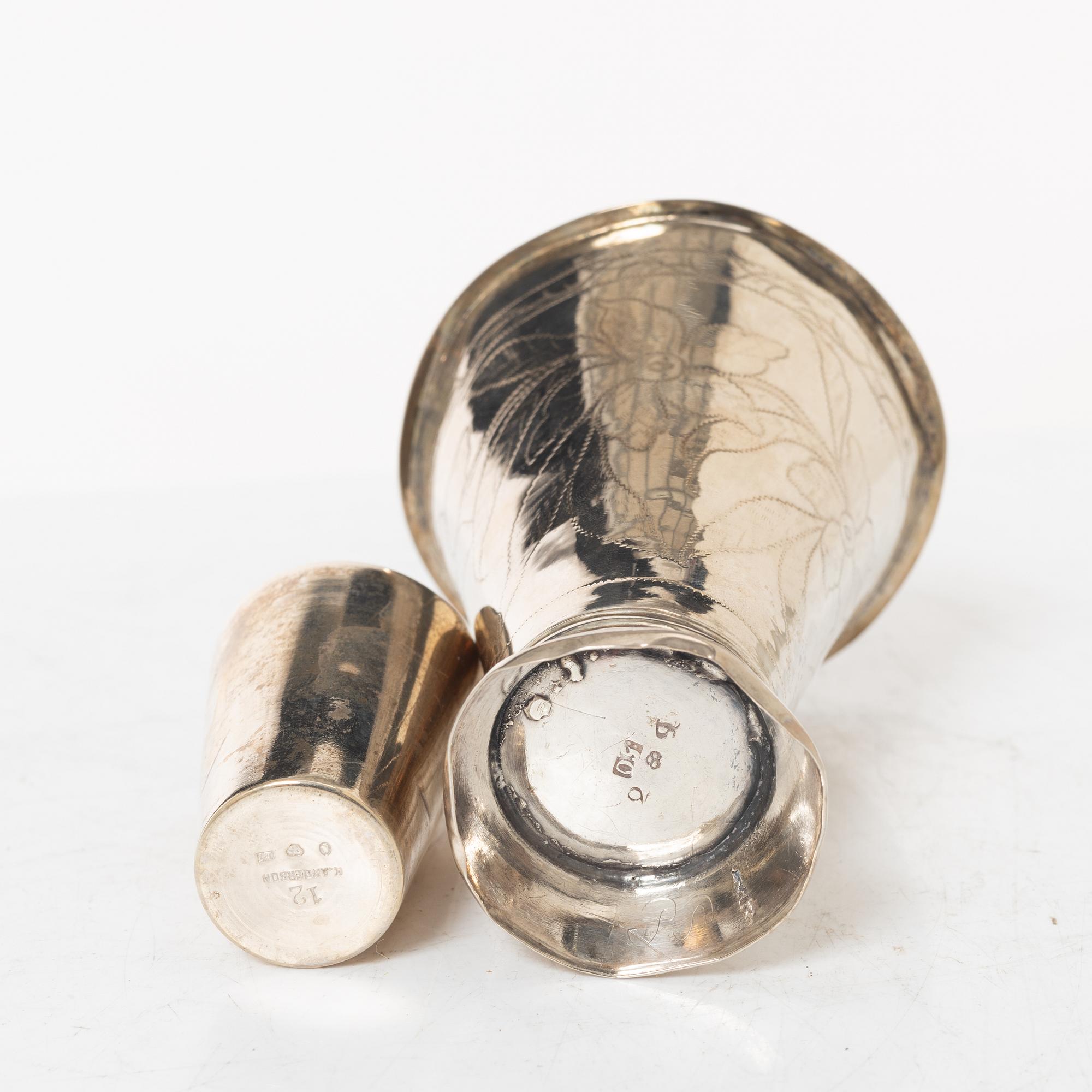 Silver, 3 pieces, Sweden.