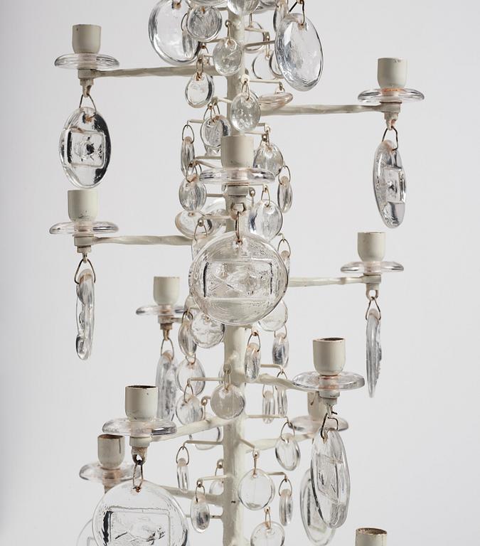 Erik Höglund, a floor candelabrum, Boda Smide, Sweden 1960-70s.