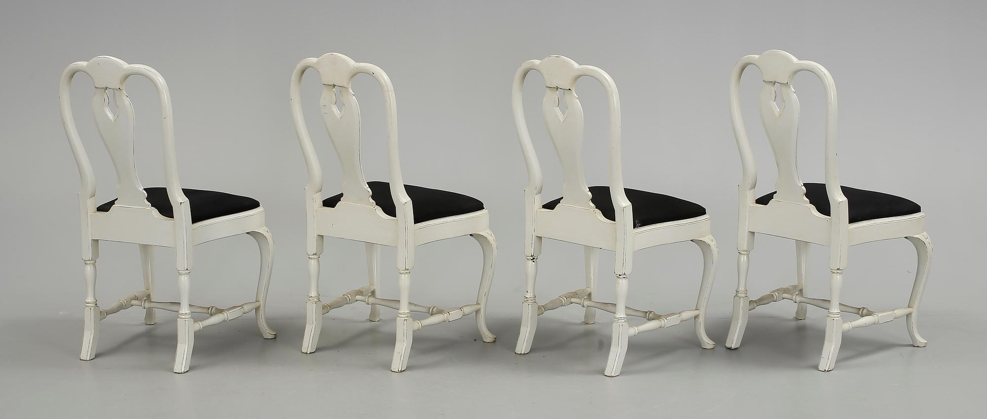 STOLAR 4 st, rokokostil, 1900-talets början.