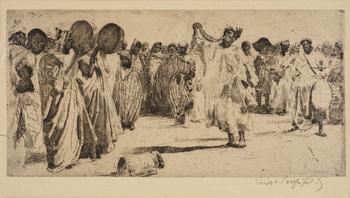 Erich Wolfsfeld, Snake Dance, Marrakesh.