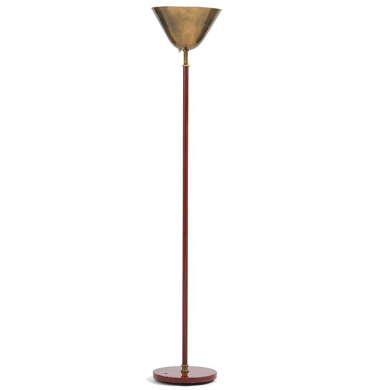 Carl-Axel Acking, golvlampa, modell "2646", Bröderna Malmströms Metallvarufabrik, Malmö, 1940-50-tal.