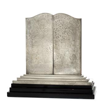 308. A pewter mirror, Svenskt Tenn, Stockholm 1928.