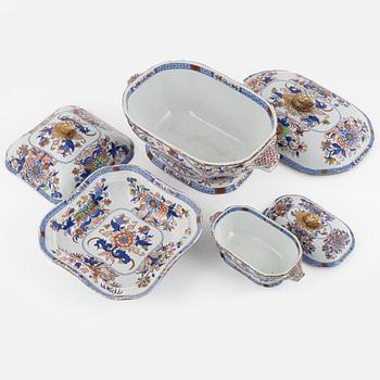 An 35-piece stone china service, Spode, England, partly 19th Century.