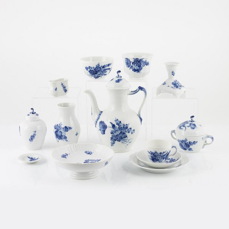 An 52-piece 'Blå Blomst' coffee service, Royal Copenhagen, Denmark.