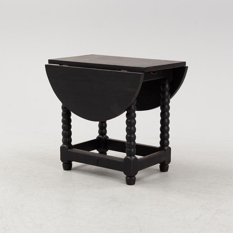 A painted gate-leg table, early 20th Century.