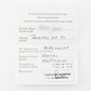 Cartier, Tonneau, Collection Privée Cartier Paris, ca 2005.