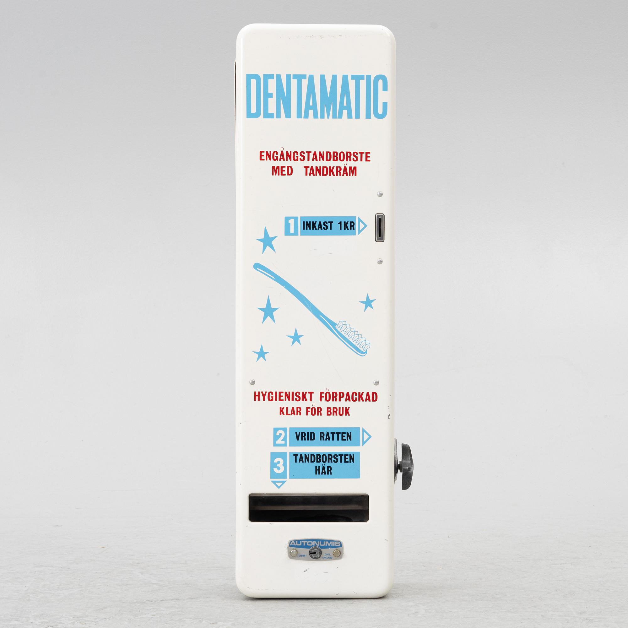 Vending machine, "Dentomatic", Autonumis, England, second half of the 20th century.