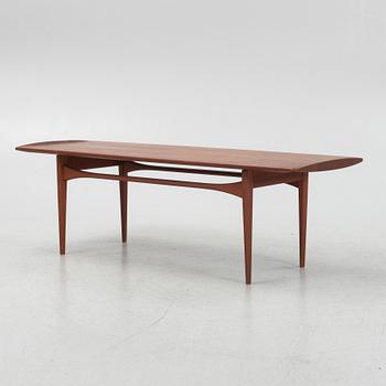 Tove & Edward Kindt-Larsen, a teak coffee table, FRance & Daverkosen, Denmark, 1950's/60's.