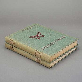 SVENSKA FJÄRILAR, I-II, 2 vol, Nordström, Wahlgren, Tullgren, Stockholm 1941.